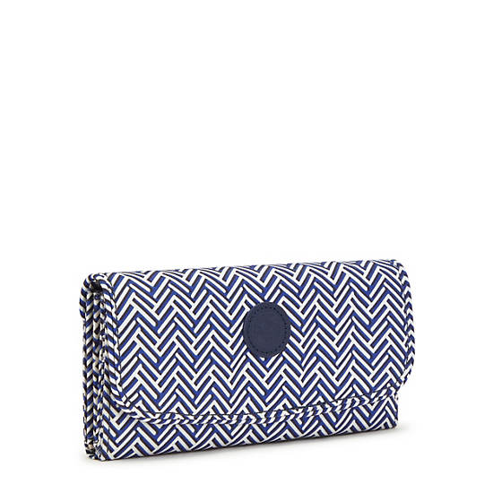 Sac À Main Kipling Money Land Printed Snap Wallet Grise | FR 1932HA
